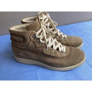 Timberland suede lace up ankle boots size 8